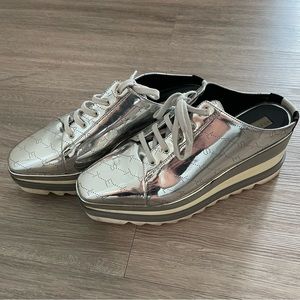 Silver Stella McCartney Mules